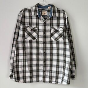 RedHead Green Plaid Button Down Shirt